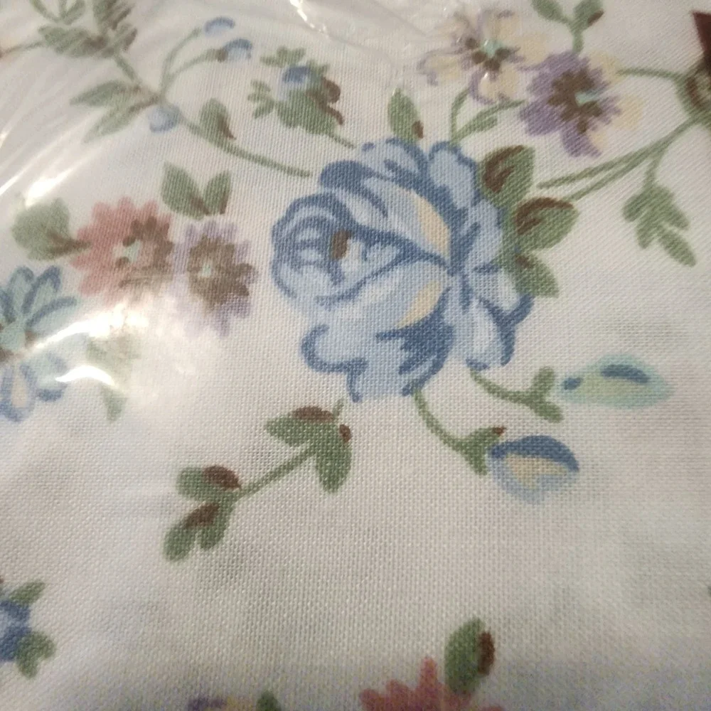 JC Penny Percale Twin Flat & Fitted Sheet Vtg. 180 Count